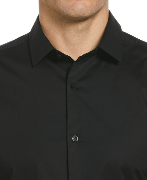 Luxury Cotton Poplin Shirt (Black) 