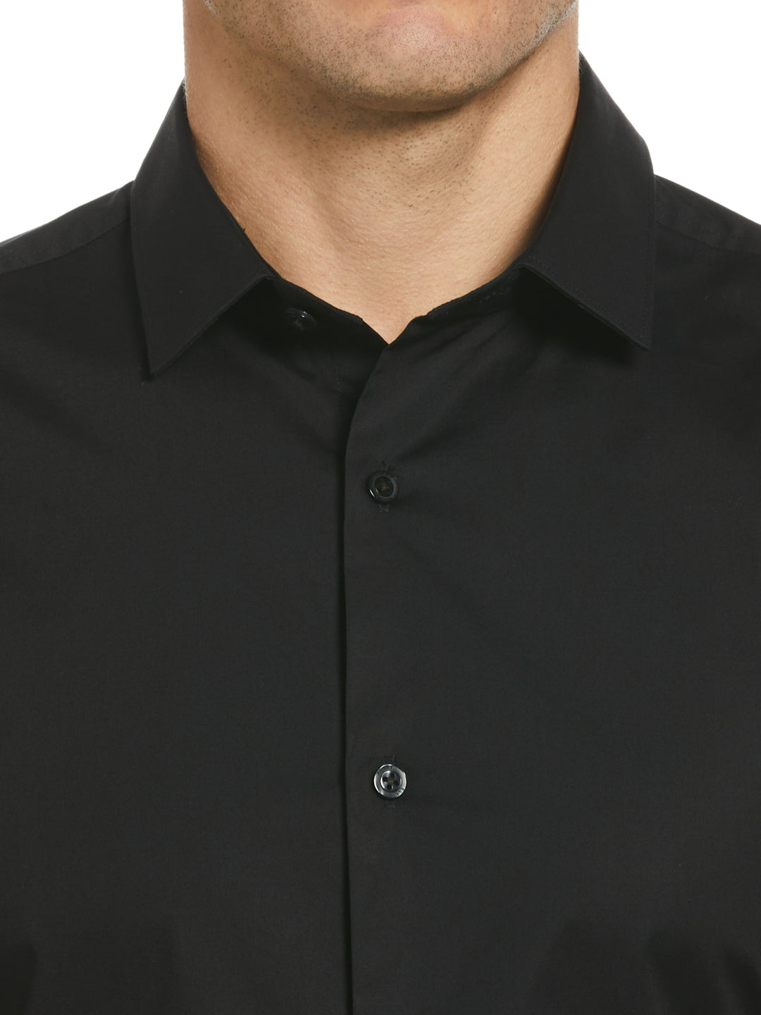 Luxury Cotton Poplin Shirt (Black) 