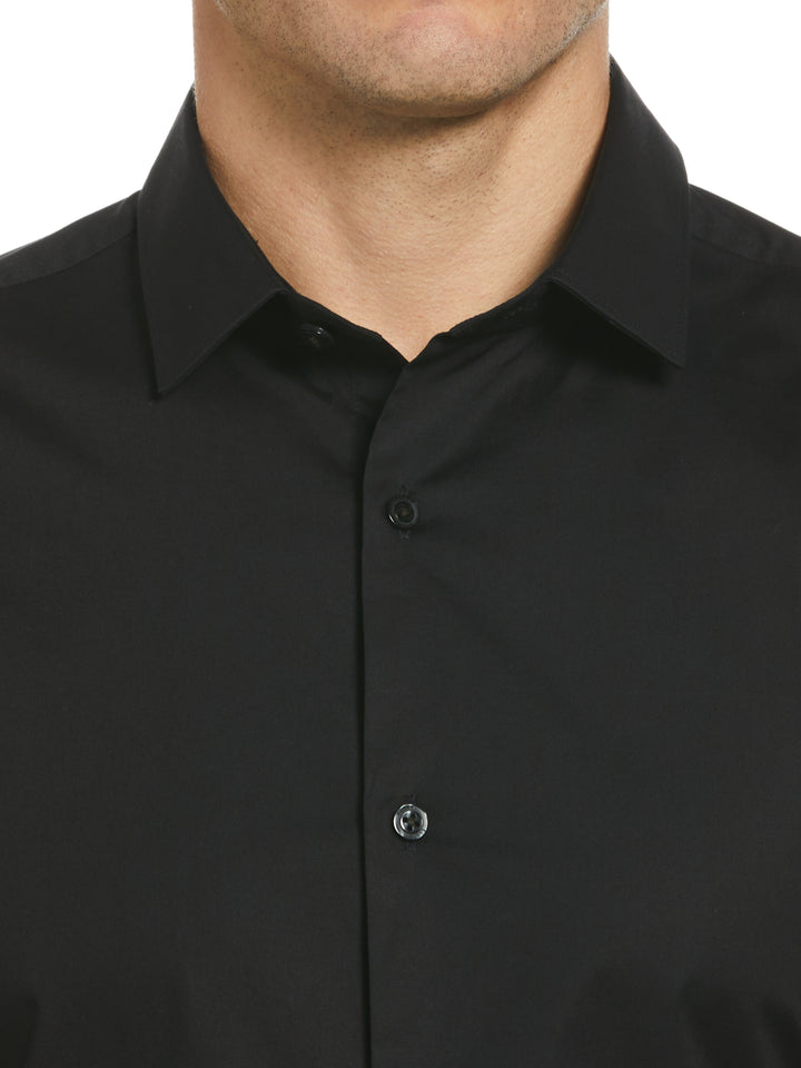 Luxury Cotton Poplin Shirt (Black) 