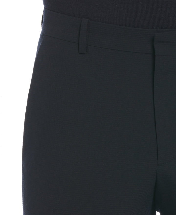 Slim Fit Micro Textured Suit Pant (Dark Sapphire) 