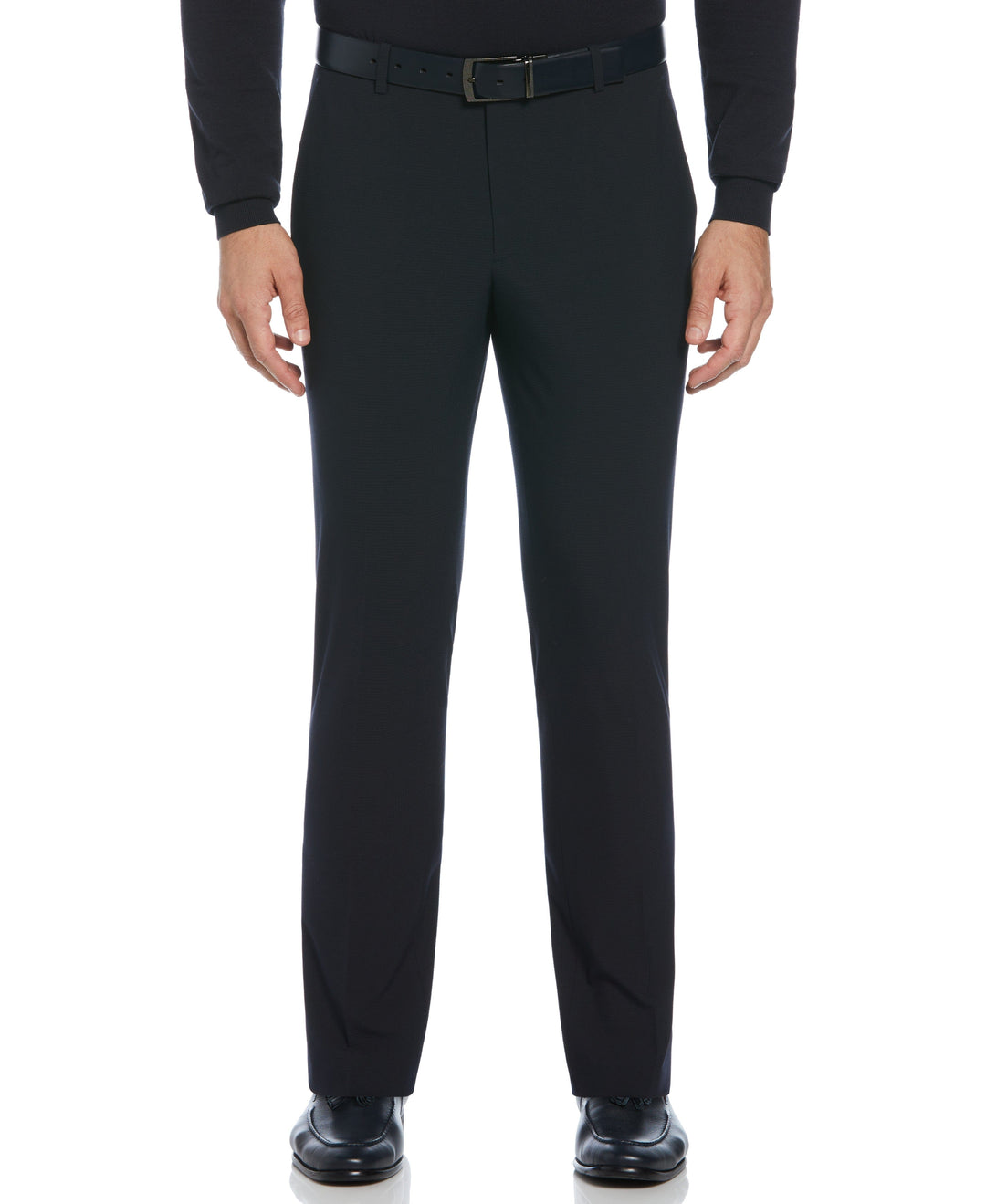 Slim Fit Micro Textured Suit Pant (Dark Sapphire) 