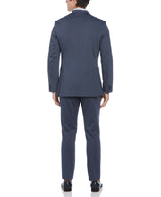 Slim Fit Microgrid Knit Suit Jacket (Medium Navy) 