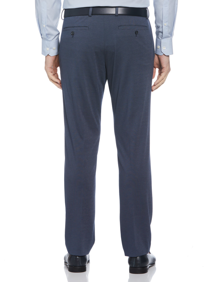 Slim Microgrid Knit Pant (Medium Navy) 