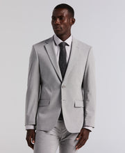 Slim Fit Mini Grid Pattern Suit Jacket