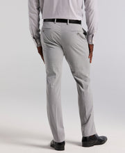 Slim Fit Mini Grid Pattern Suit Pant (Grey) 