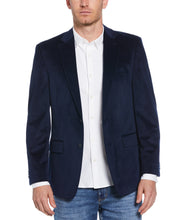 Slim Fit Notch Lapel Corduroy Sport Coat (French Blue) 