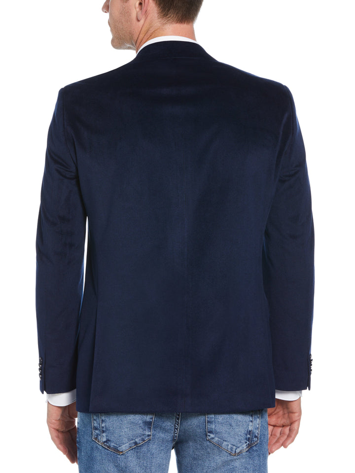 Slim Fit Notch Lapel Corduroy Sport Coat (French Blue) 