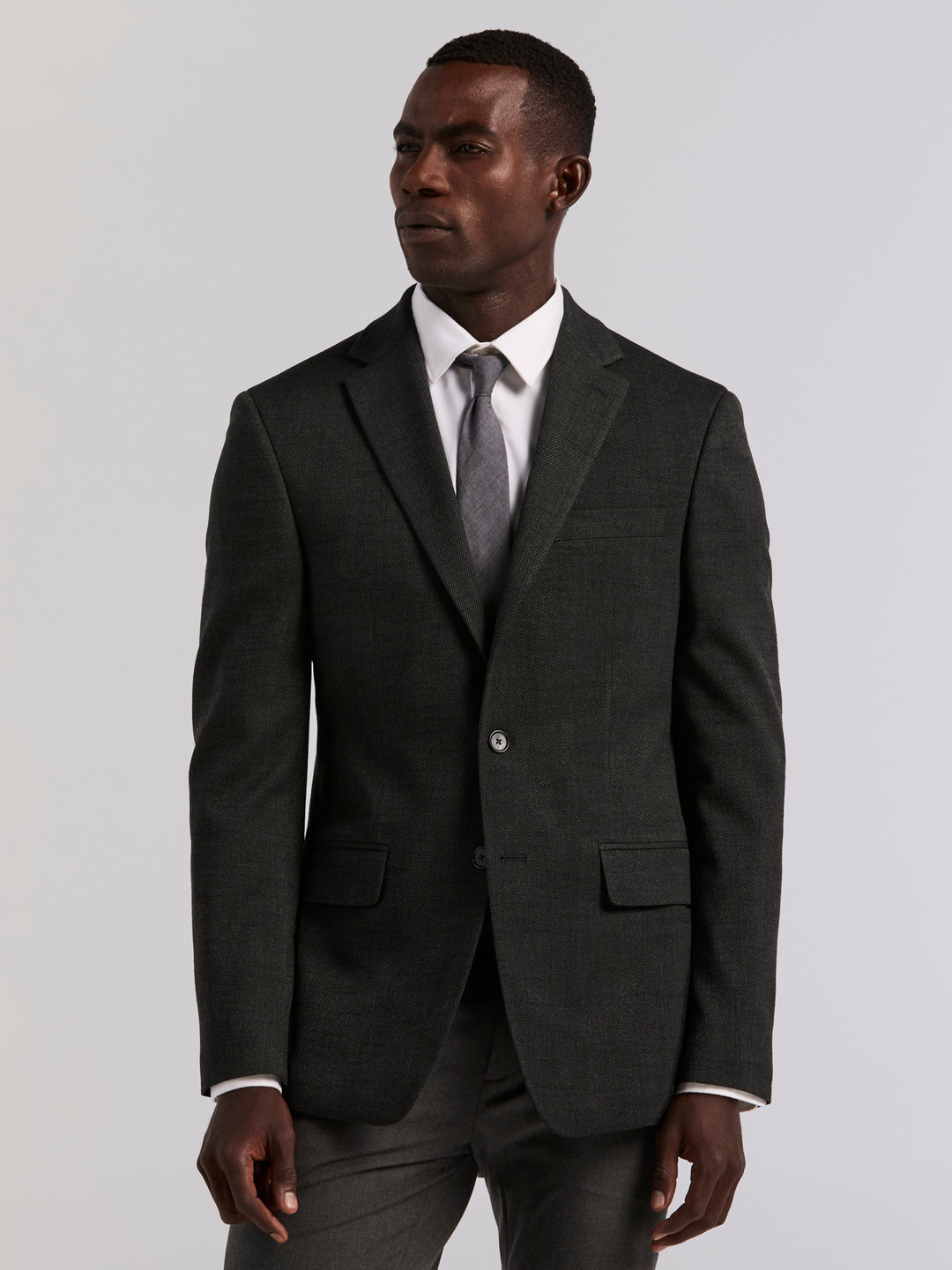Slim Olive Textured Sport Coat (Olive) 