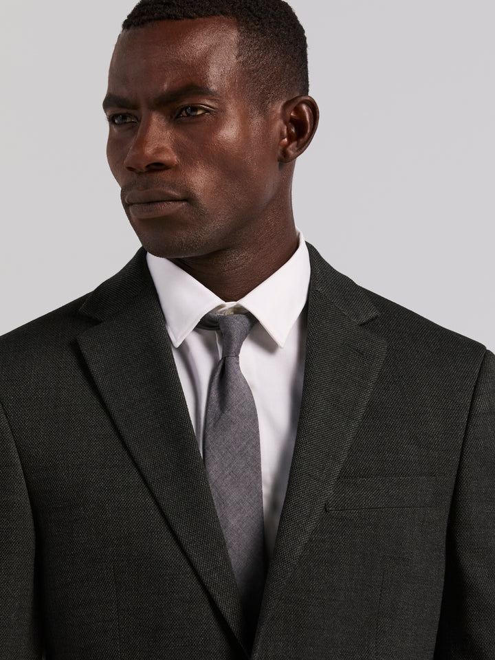 Slim Olive Textured Sport Coat (Olive) 