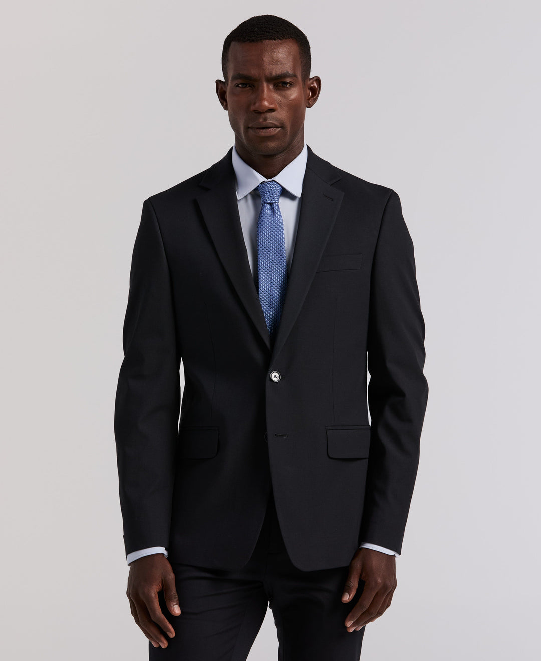 Perry Ellis Men's Slim Fit Gabardine Suit Jacket in Navy/blue, Size 42 | Regular, Polyester/Elastane, Solid, Skinny Perry Ellis Men's Slim Fit Gabardine Suit Jacket in Navy/blue, Size 42 | Regular, Polyester/Elastane, Solid, Skinny