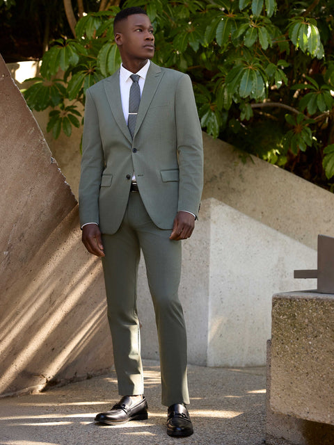 Slim Fit Peak Lapel Louis Suit Jacket