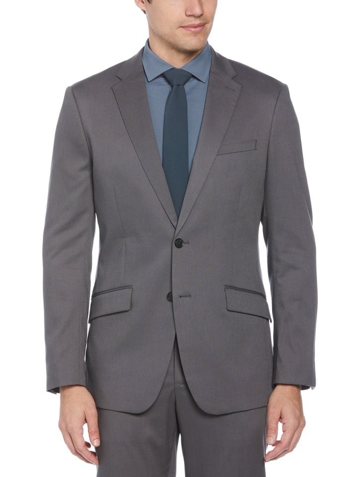 Slim Fit Water Resistant Tech Suit Jacket (Smoked Pearl) 