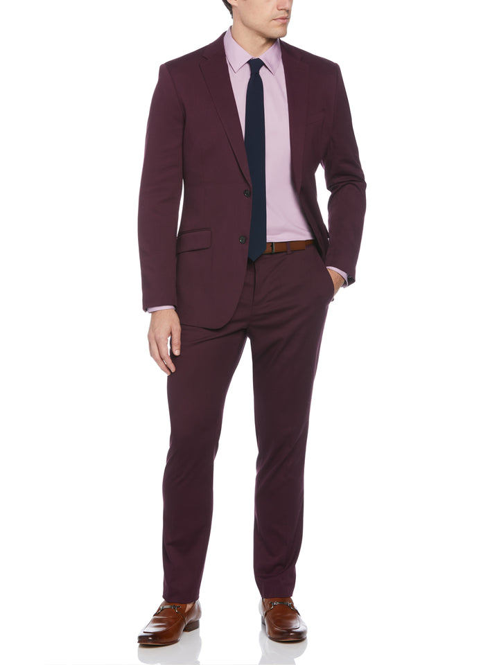 Slim Fit Water Resistant Tech Suit Jacket (Winetasting) 