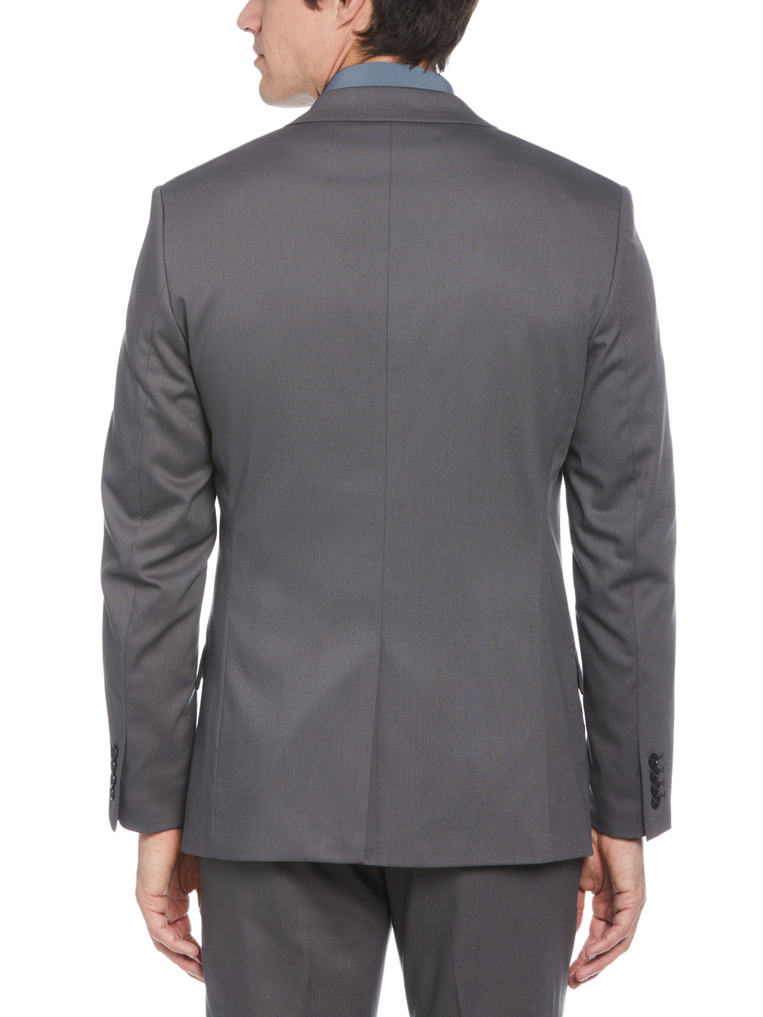 Slim Fit Water Resistant Tech Suit Jacket (Smoked Pearl) 