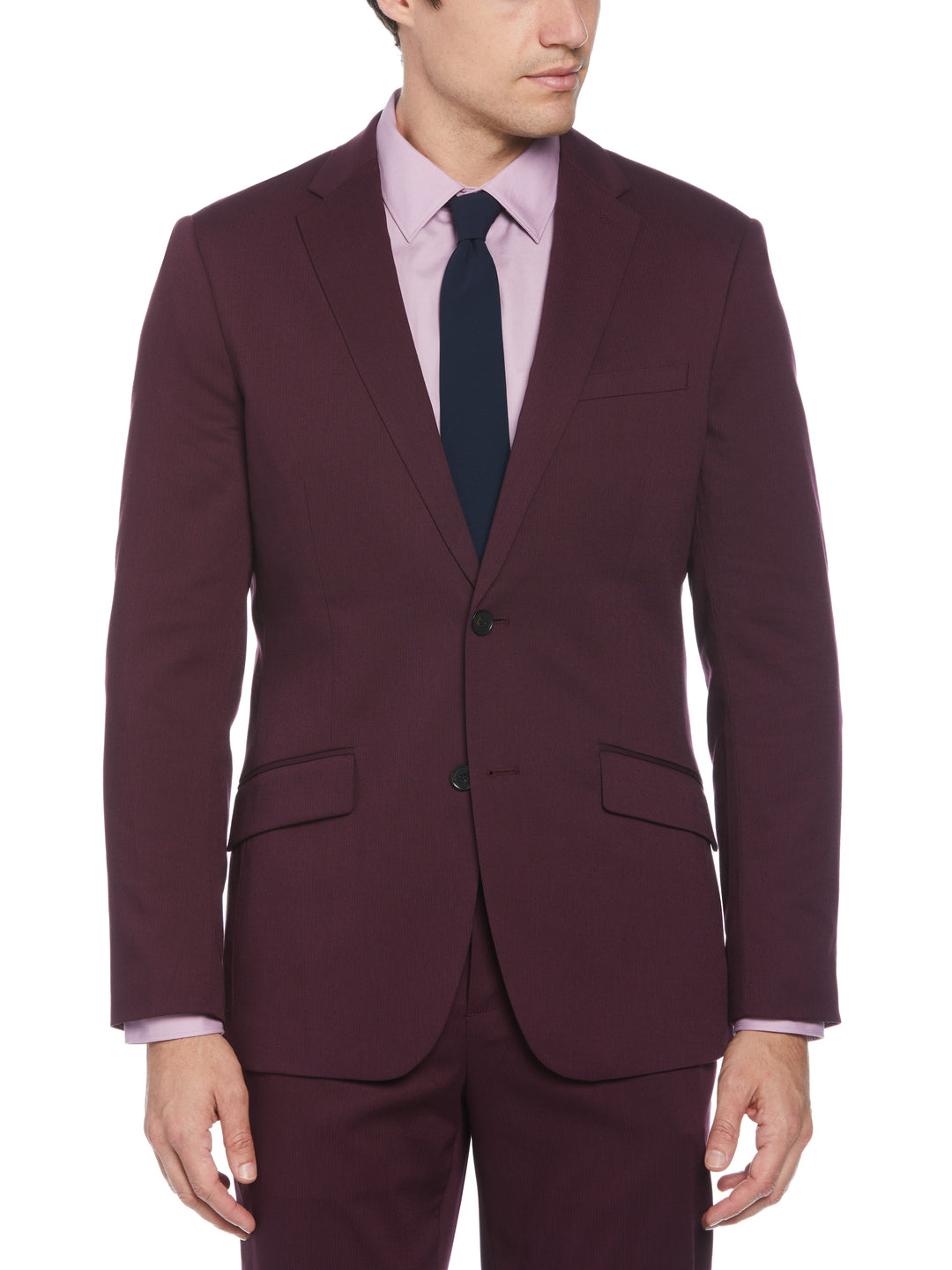 Slim Fit Water Resistant Tech Suit Jacket (Winetasting) 