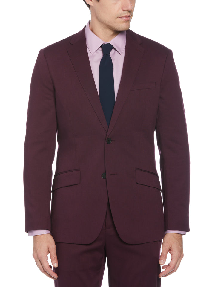 Slim Fit Water Resistant Tech Suit Jacket (Winetasting) 