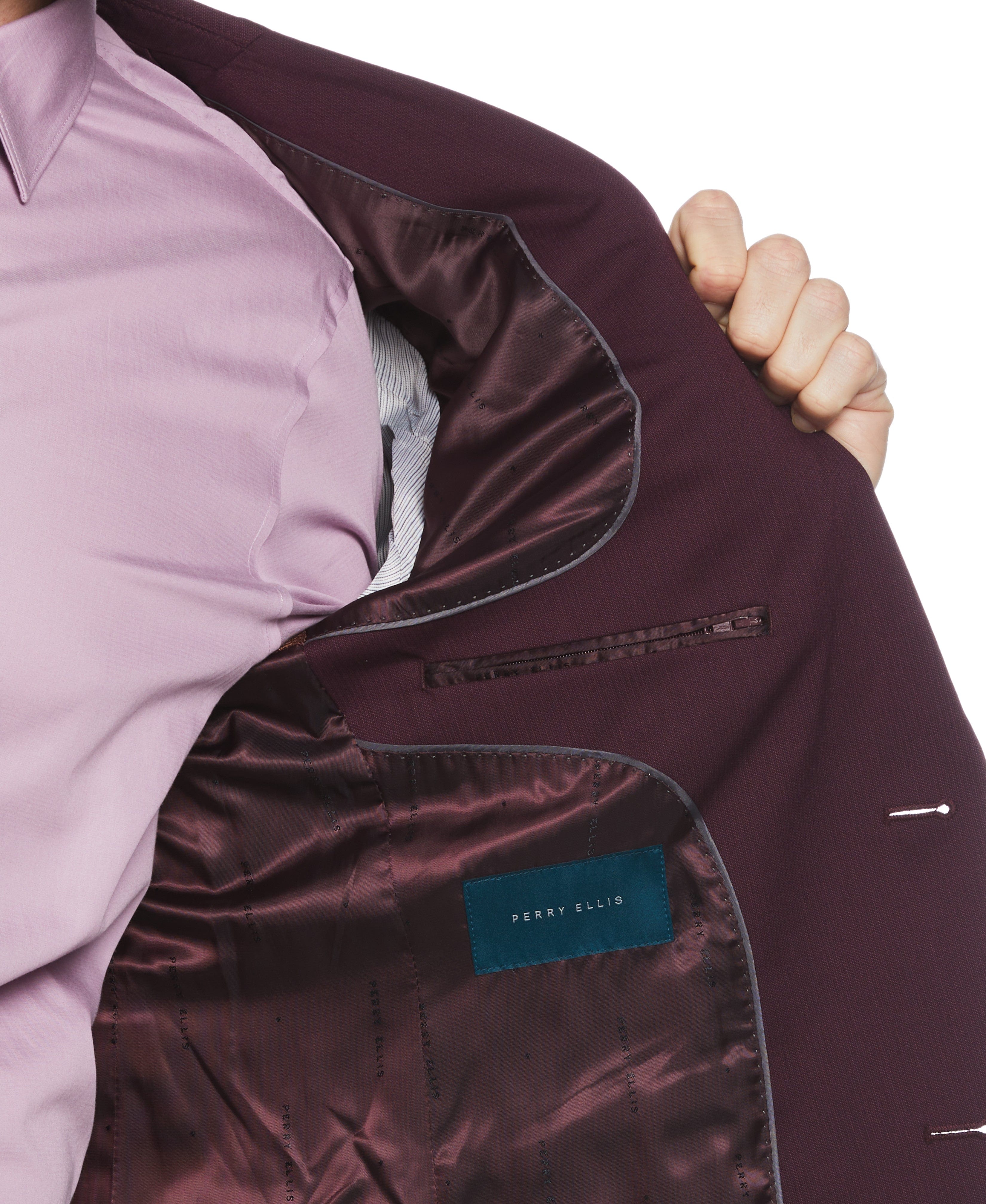 Men's Slim Fit Tech Suit Jacket Perry Ellis