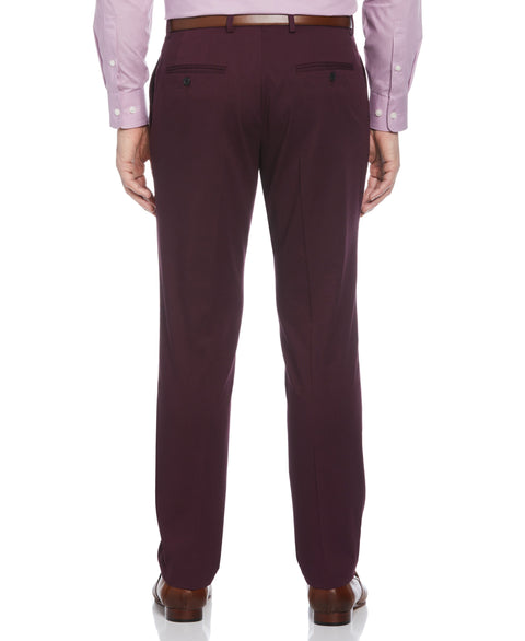 Slim Fit Water Resistant Tech Suit Pant (Winetasting) 