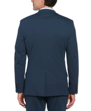 Slim Fit Stretch Knit Suit Jacket (Azure) 