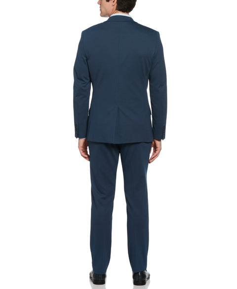 Slim Fit Pindot Stretch Knit Suit Jacket