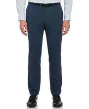 Slim Fit Flat Front Stretch Knit Suit Pant (Azure) 