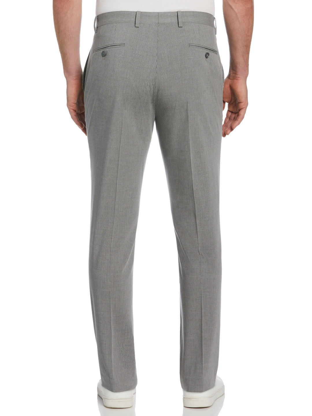 grey pinstripe dress pants Bristol Light Gray Pinstripe Pants