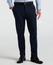 Slim Fit Pinstripe Suit Pant (Blue) 