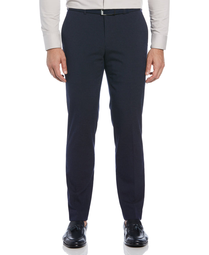 Slim Fit Pinstripe Suit Pant (Navy) 