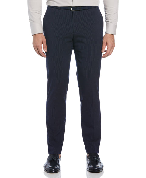 Slim Fit Pinstripe Suit Pant (Navy) 