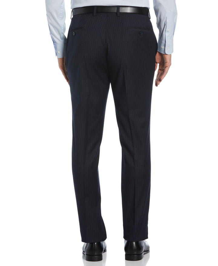 Slim Fit Pinstripe Suit Pant (Navy/Grey) 