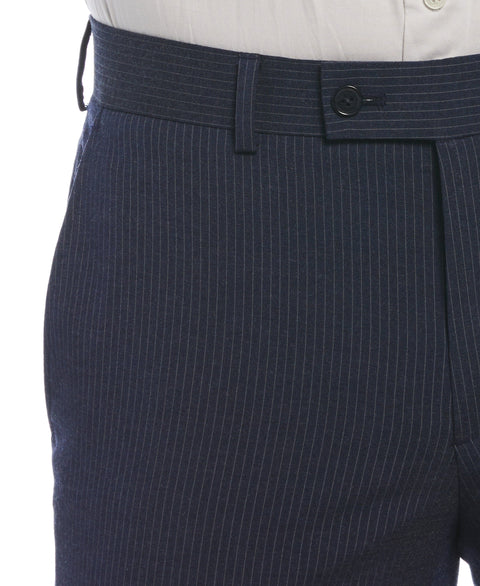 Slim Fit Pinstripe Suit Pant (Navy) 