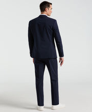 Slim Fit Pinstripe Suit Pant (Blue) 