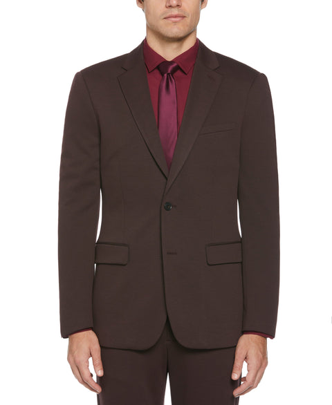 Slim Fit Port Solid Knit Suit