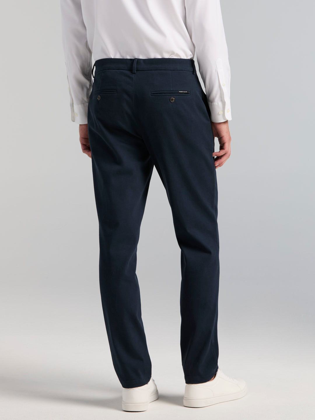 Cotton Slim Sateen Anywhere Chino Pant (Dark Sapphire) 