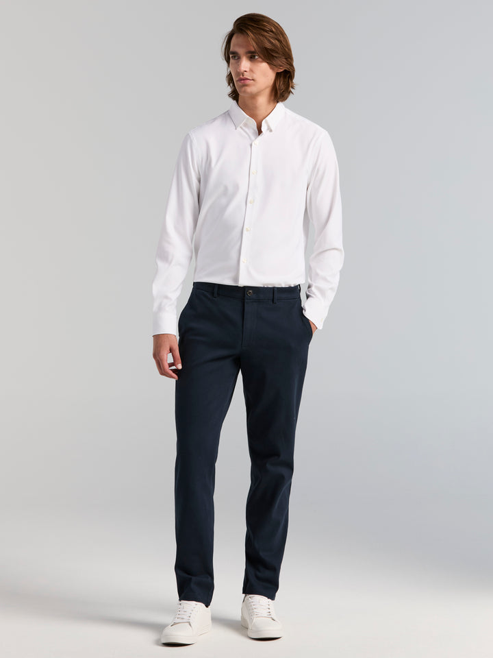 Cotton Slim Sateen Anywhere Chino Pant (Dark Sapphire) 
