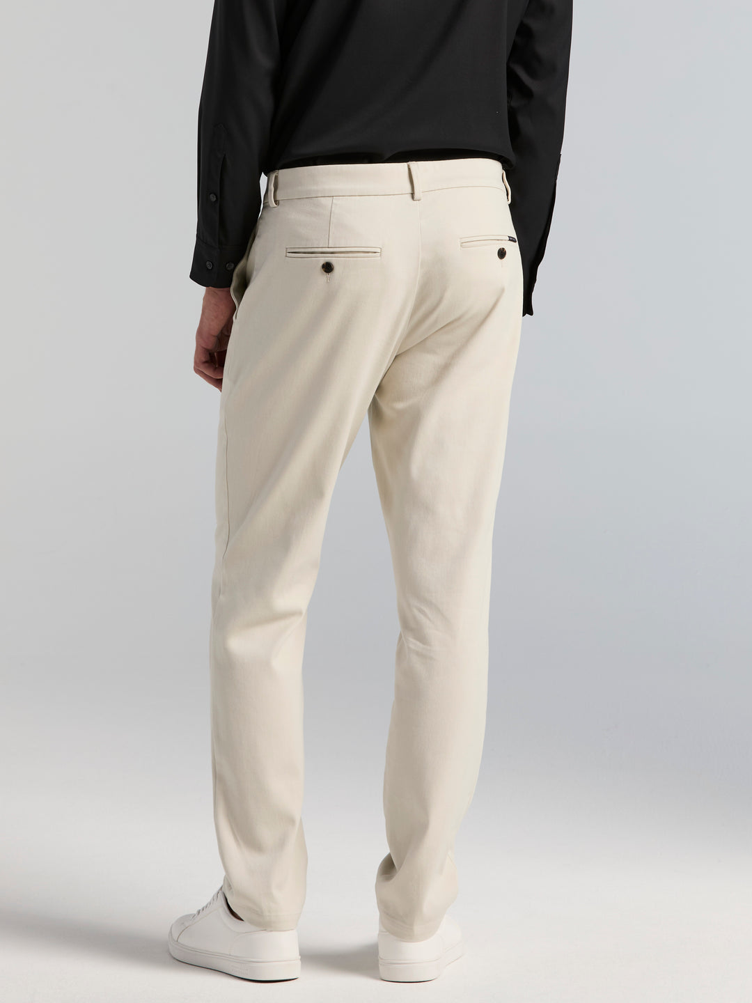 Cotton Slim Sateen Anywhere Chino Pant (Moonstruck) 