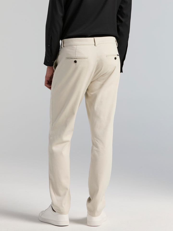 Cotton Slim Sateen Anywhere Chino Pant (Moonstruck) 