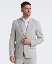 Slim Fit Seersucker Stripe Suit Jacket