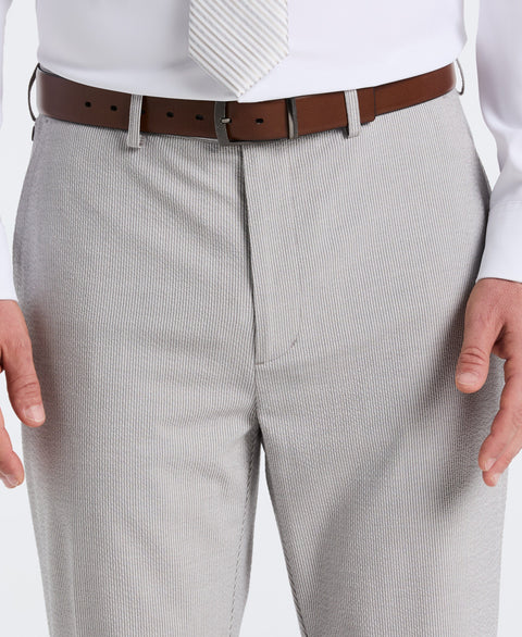 Slim Fit Seersucker Stripe Suit Pant