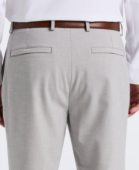 Slim Fit Seersucker Stripe Suit Pant