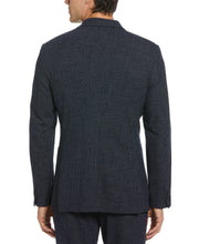 Slim Fit Woven Suit Jacket (Dark Sapphire) 