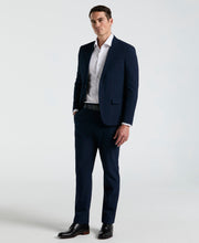 Slim Fit Seersucker Suit Jacket (Navy) 