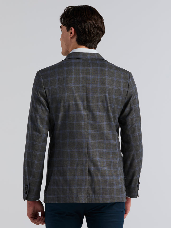 Slim Fit Shadow Glen Plaid Sport Jacket