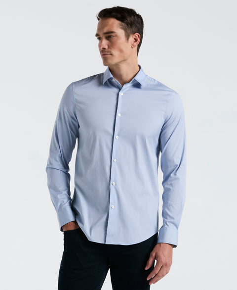 Slim Fit Smart Dress Shirt (Kentucky Blue) 