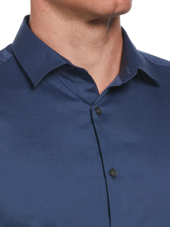 Slim Fit Smart Dress Shirt (Dark Denim) 