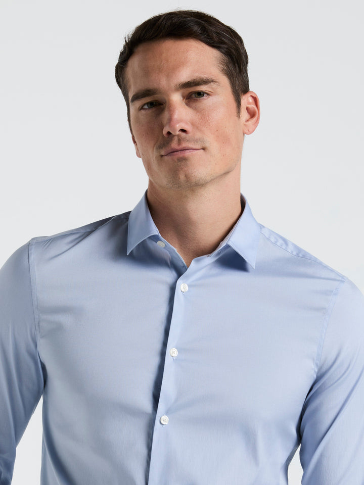 Slim Fit Smart Dress Shirt (Kentucky Blue) 