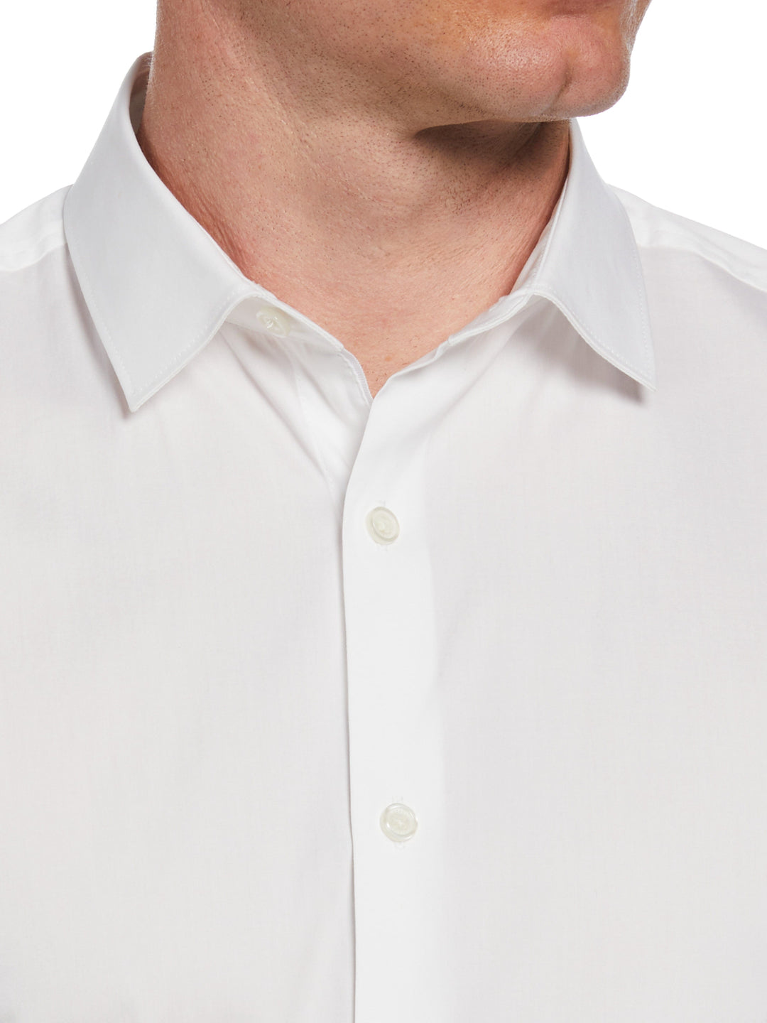 Slim Fit Smart Dress Shirt (Bright White) 