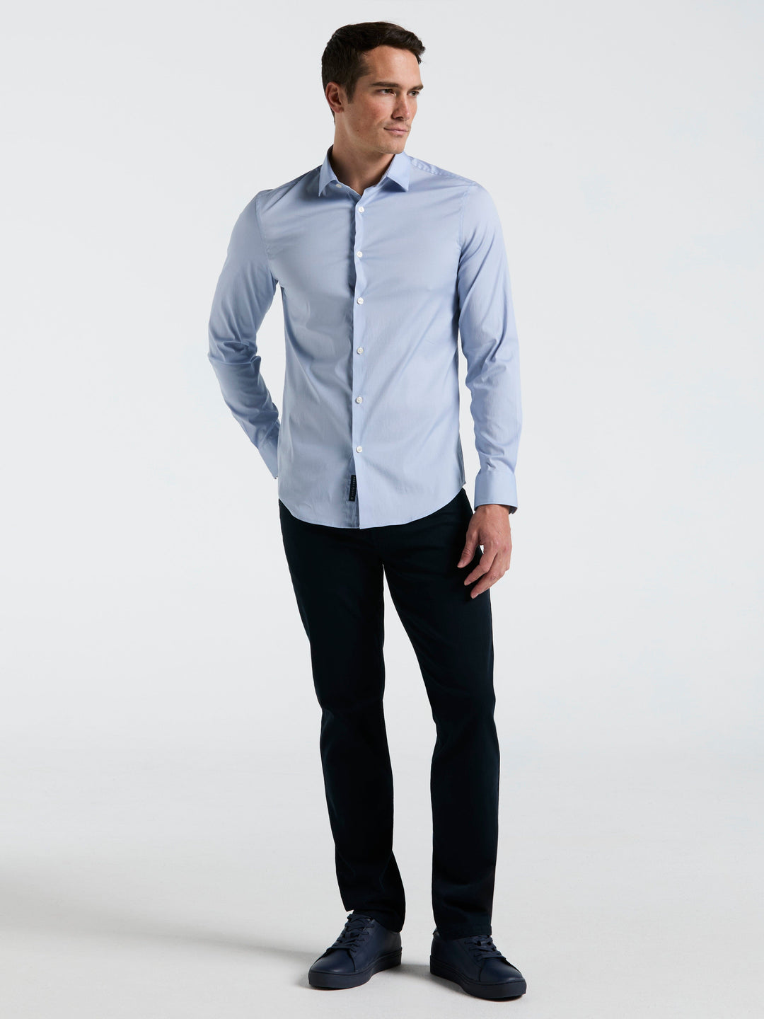 Slim Fit Smart Dress Shirt (Kentucky Blue) 