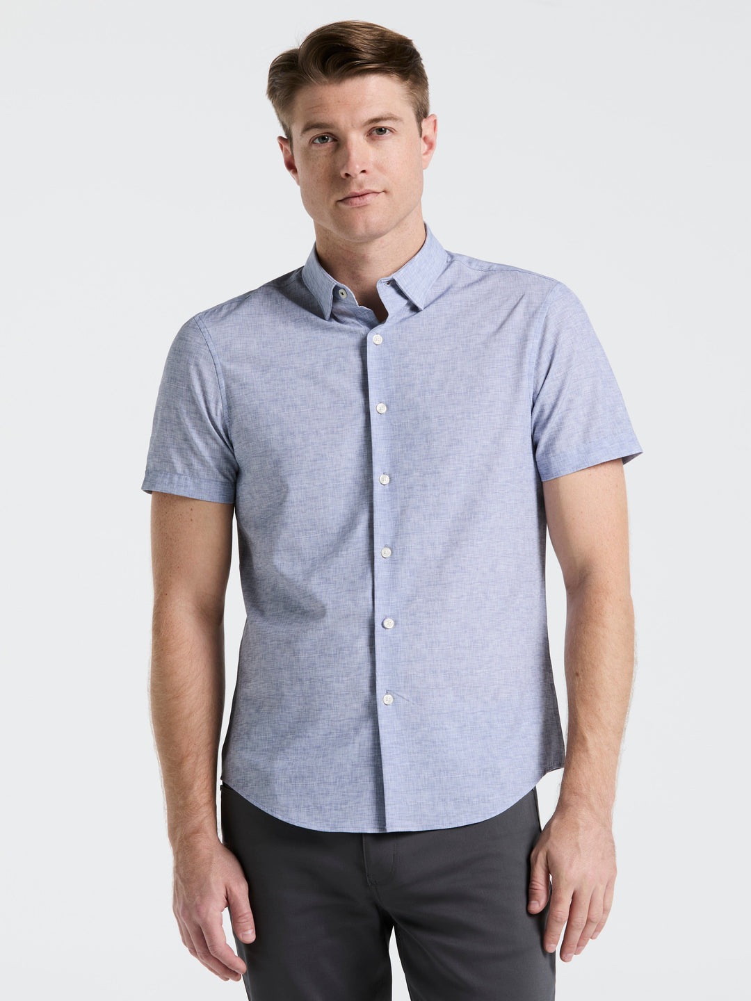 Slim Fit Soft Shirt (Dapple Gray) 