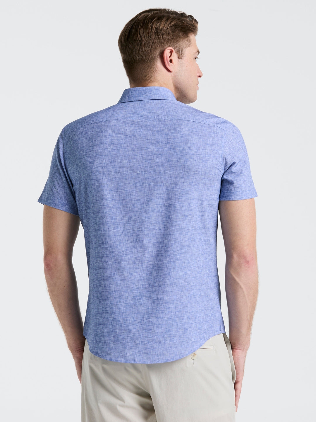 Slim Fit Soft Shirt (Bleached Denim) 
